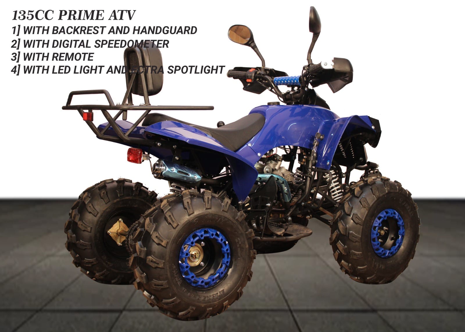 Buy Blue Prime ATV Bike 135cc ATV Bike India