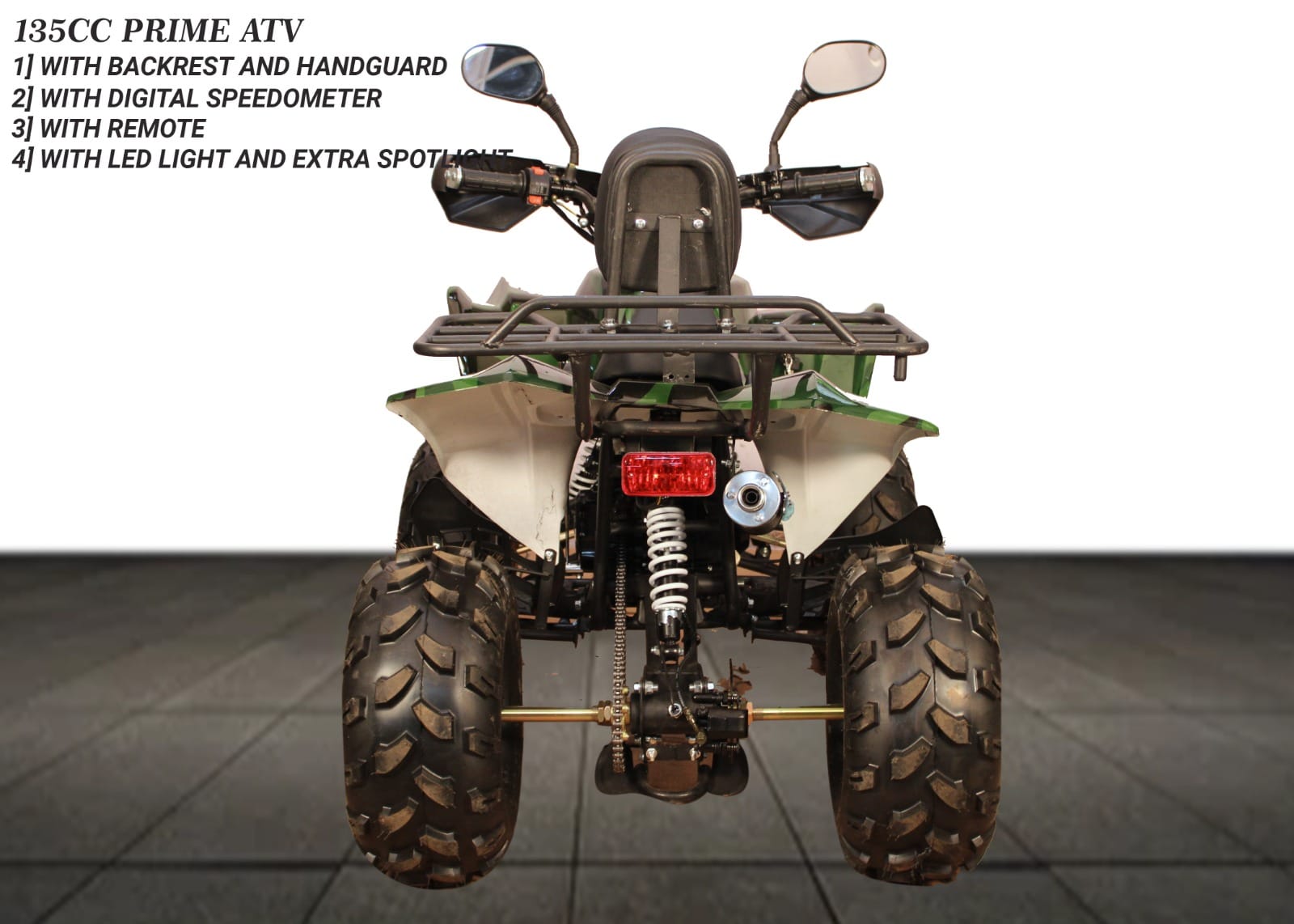 135cc Red Prime Atv ATV Bike