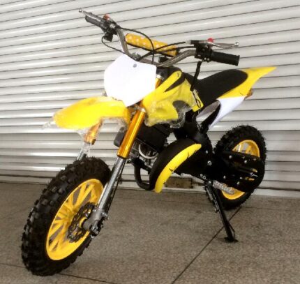 Dirt bike yellow