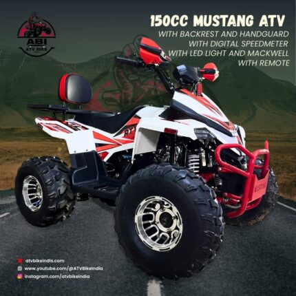 150cc Mustang Atv (Red)
