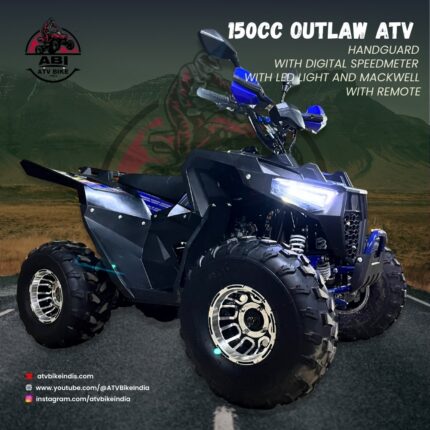 150cc Outlaw Atv (Blue & Black)